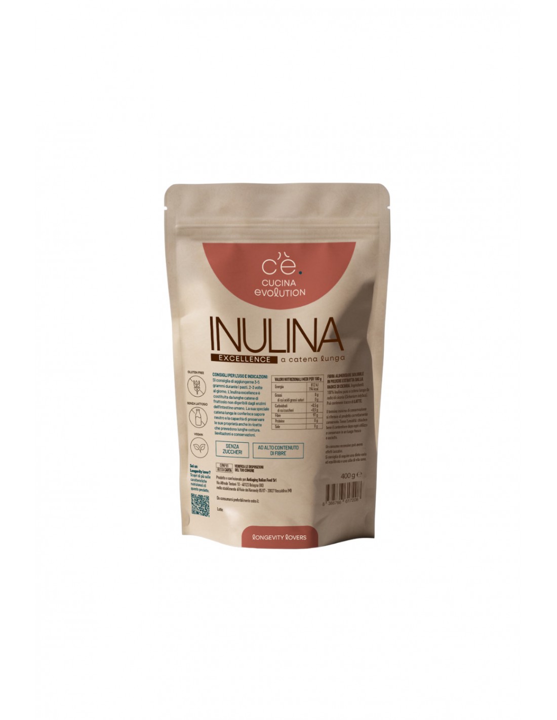 Inulina Excellence a Catena Lunga 400 g